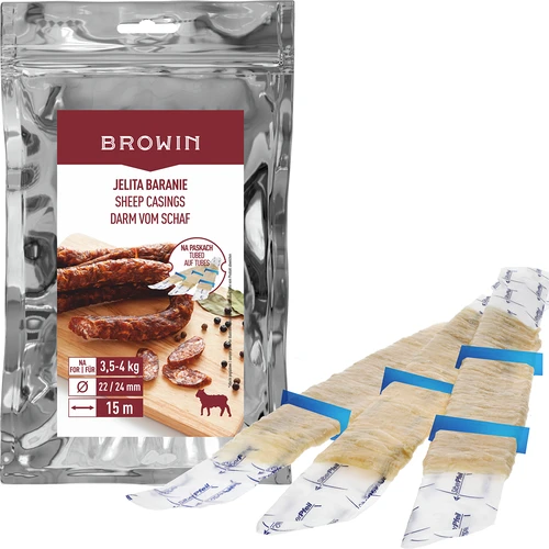 Ovčí střívka - fi 22/24 mm, na páscích, 15 m - 3