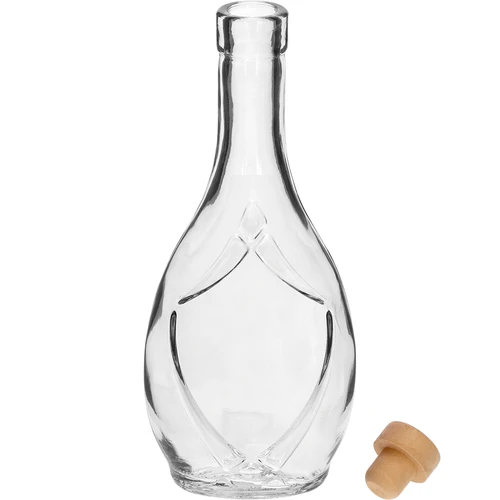 Ozdobná láhev ICONA 250 ml, se zátkou typu hříbek, 1 ks - 2