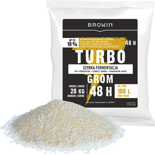 Palírenské kvasnice Turbo Grom 48h 100L - 4