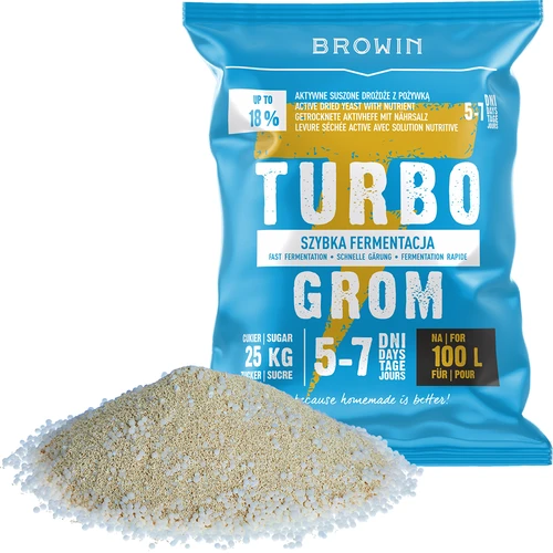 Palírenské kvasnice Turbo Grom 5-7 dní 100L - 3