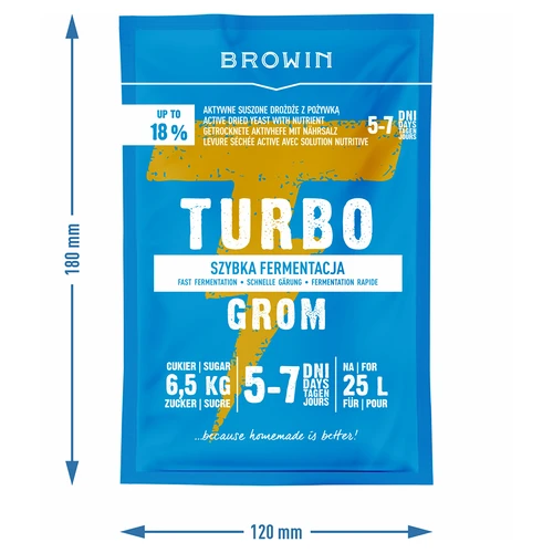 Palírenské kvasnice Turbo Grom 5-7 dní - 4