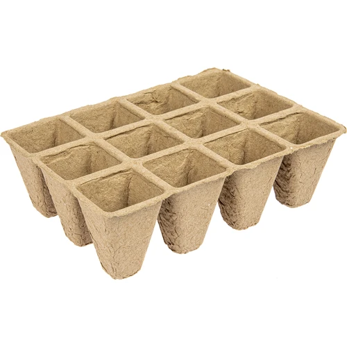 Papírové květináče 4 x 4 x 4,5, sada 5 ks.