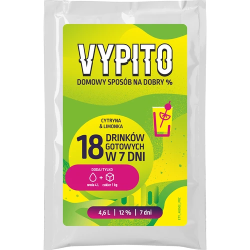 Párty sada - Vypito Citron a limetka - 2
