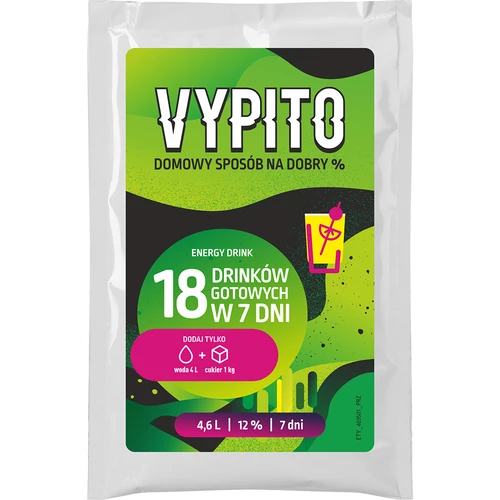 Párty sada - Vypito Energy drink - 2