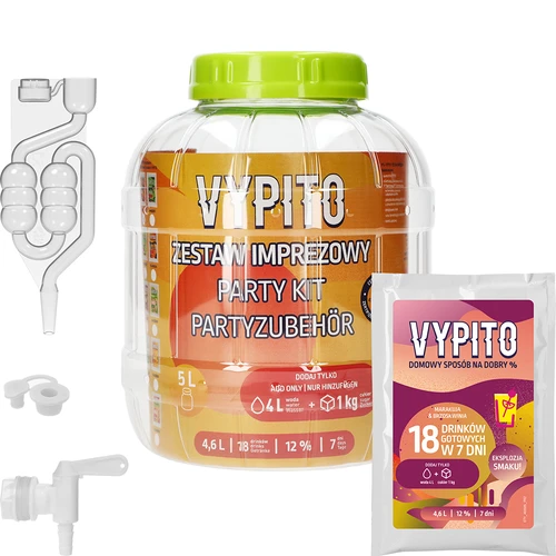 Párty set - Vypito Marakuja a broskev