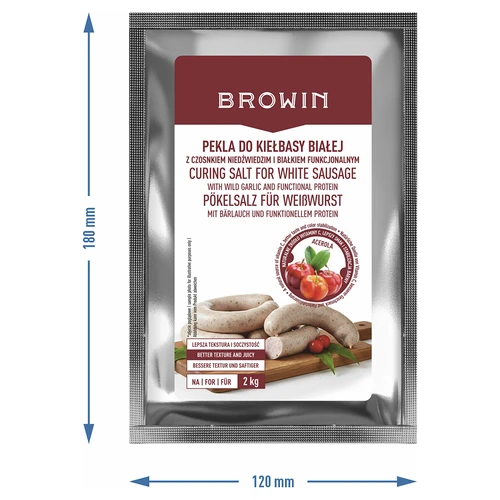 Peklací směs na bílou klobásu, s funkční bílkovinou a acerolou, 66 g - 4