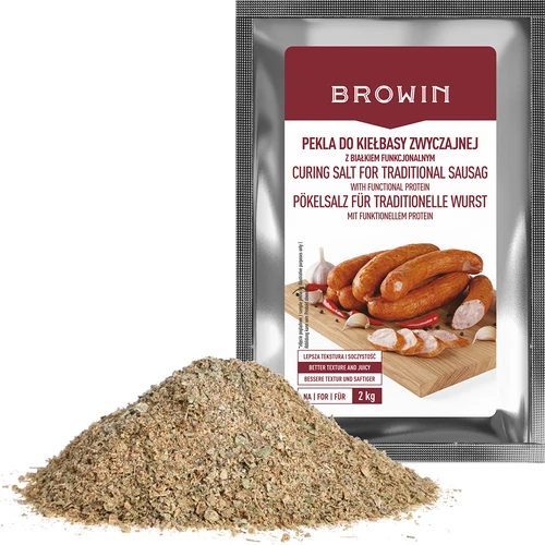 Peklosůl - Pekla na obyčejnou klobásu, s funkční bílkovinou, 64 g - 5