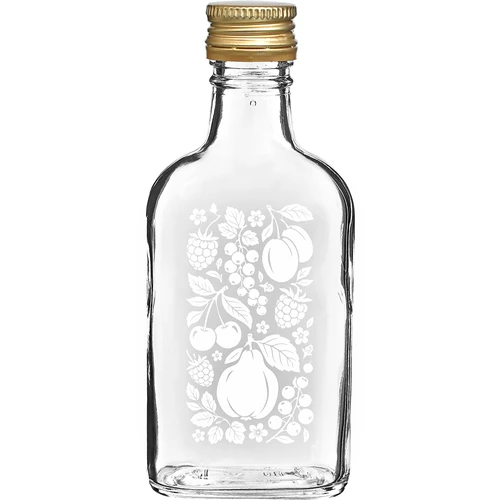 Placatka 200 ml se šroubovacím uzávěrem a potiskem „Ovoce”, vzor 2