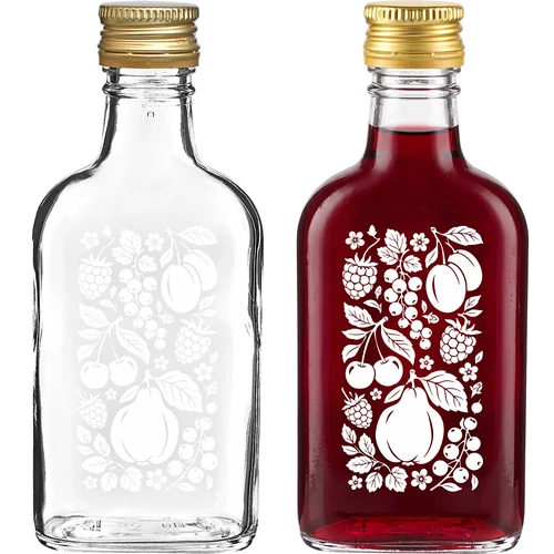 Placatka 200 ml se šroubovacím uzávěrem a potiskem „Ovoce”, vzor 2 - 2