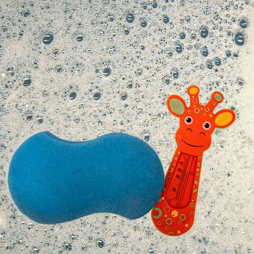 Plastový koupelový teploměr (+15°C do +45°C) 16cm mix - 8