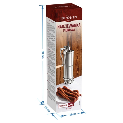 Plnička na klobásy vertikální 2,5 kg - 11