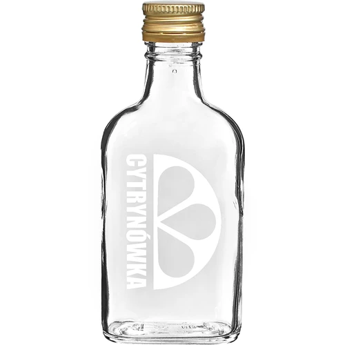 Ploskačka 200 ml se šroubovacím víčkem a potiskem „Cytrynówka”, vzor 2