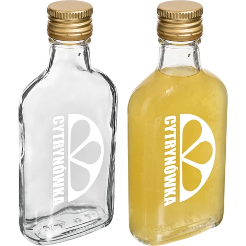 Ploskačka 200 ml se šroubovacím víčkem a potiskem „Cytrynówka”, vzor 2 - 3