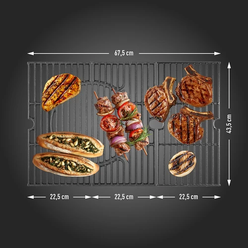 Plynový gril dragON BBQ201, 18,8 kW, stříbrný - 9