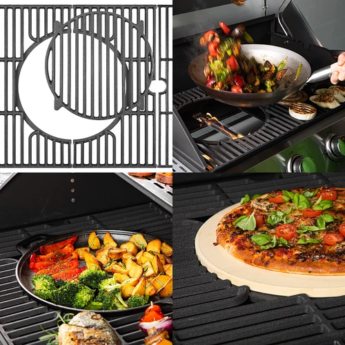 Plynový gril dragON BBQ201, 18,8 kW, stříbrný - 10