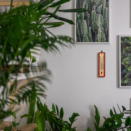 Pokojový teploměr se zlatou stupnicí (-10°C do +50°C) 12cm - 6