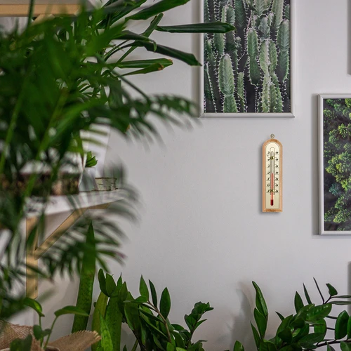 Pokojový teploměr se zlatou stupnicí (-10°C do +50°C) 16cm - 5