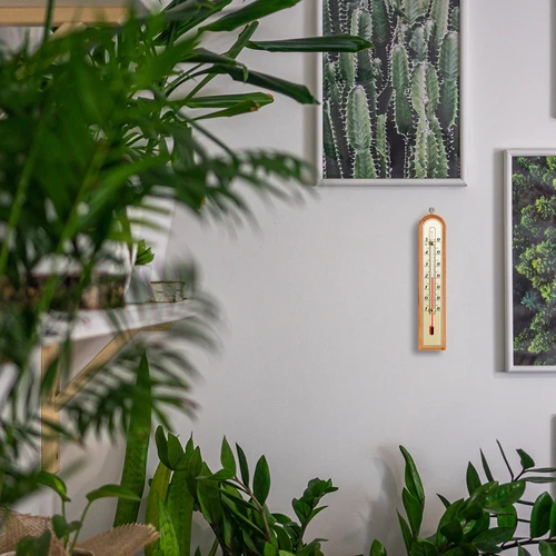 Pokojový teploměr se zlatou stupnicí (-10°C do +50°C) 22cm, mix - 5