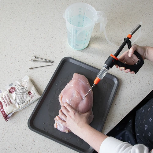 Poloautomatický uzenářský injektor se sadou jehel a hadičkou - 13