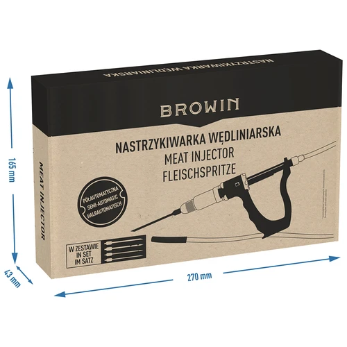 Poloautomatický uzenářský injektor se sadou jehel a hadičkou - 10