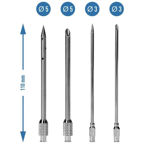 Poloautomatický uzenářský injektor se sadou jehel a hadičkou - 9