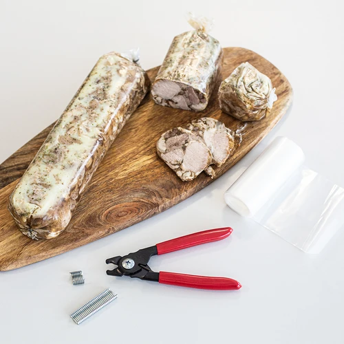 Polyamidový obal na uzeniny 8m-fi73mm, 100°C - 4