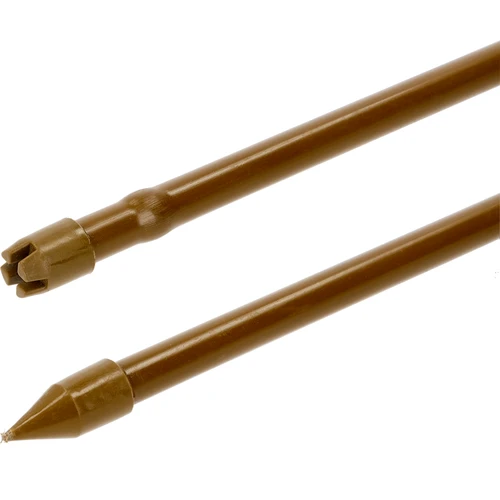 Potažená ocelová tyčka ve tvaru bambusu, 180 cm x 11mm - 2