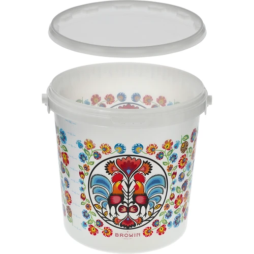 Potravinářský kbelík GWIOZDA - s víkem, 10 L - 5