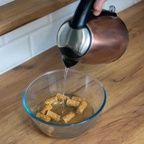 Přírodní kuželový korek fi16/21mm - aglomerovaný - 100ks - 4