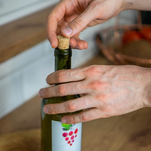 Přírodní kuželový korek fi16/21mm - aglomerovaný - 100ks - 6