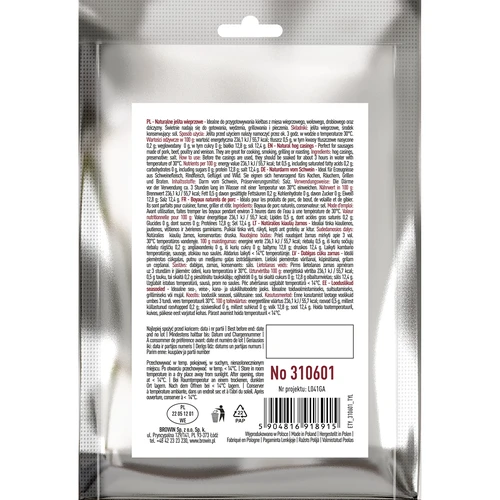 Přírodní vepřová střeva - kalibr 28/30mm, 15m - 2