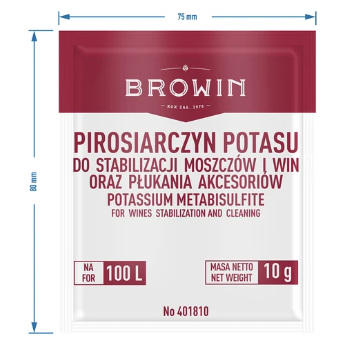 Pyrosiřičitan draselný 10 g - 3
