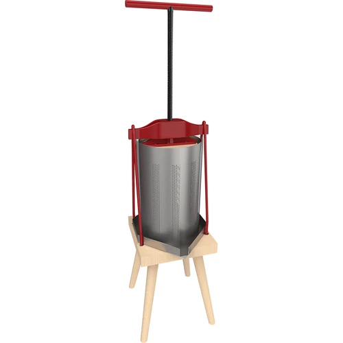 Rámový lis na ovoce – s kovovým košem, na 10L - 3