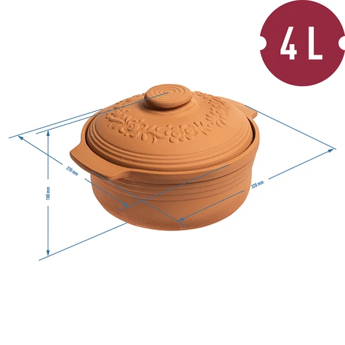 Římský hrnec kulatý 4L - typ A - 4