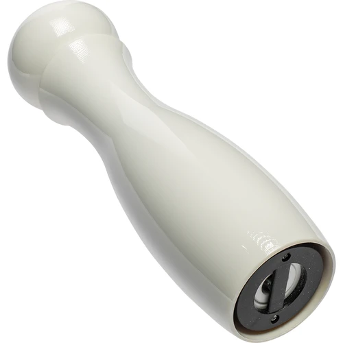 Ruční mlýnek na pepř a sůl, 21 cm, bílý - 2