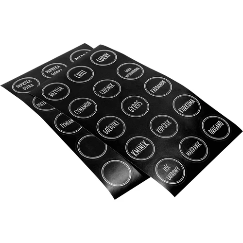 Sada 12 x sklenice 150ml + 30 etiket na označení koření - 6