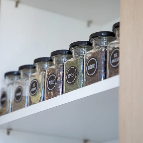 Sada 12 x sklenice 150ml + 30 etiket na označení koření - 13