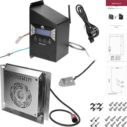Sada dragON pro udírnu – moduly IQ s Wi‑Fi a generátor kouře JET 1 LONG - 2
