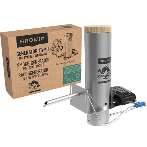 Sada dragON pro udírnu – moduly IQ s Wi‑Fi a generátor kouře JET 2 LONG s popelníkem - 23
