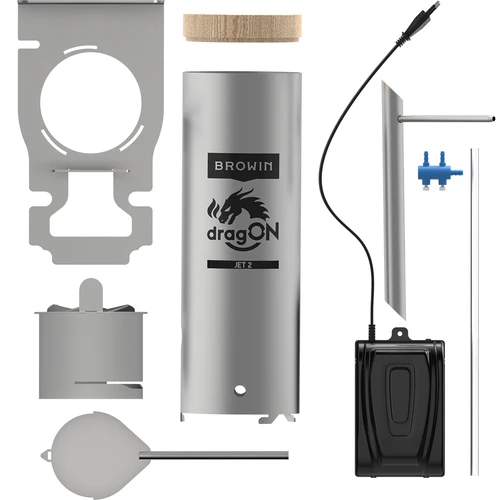Sada dragON pro udírnu – moduly IQ s Wi‑Fi a generátor kouře JET 2 LONG s popelníkem - 7