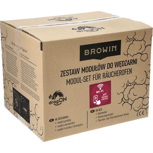 Sada dragON pro udírny - IQ moduly s Wi-Fi a generátor kouře JET 2 LONG s popelníkem - 21