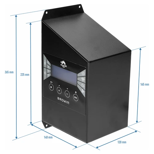 Sada elektrických modulů s Wi‑Fi řídicí jednotkou – dragON IQ 1,5 kW, pro zahradní udírny - 4