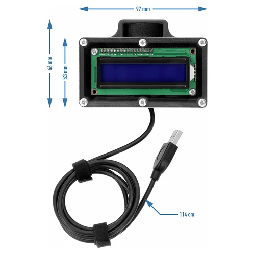 Sada hawkSTILL Wi‑Fi IQ – destilační teploměr s Wi‑Fi a displejem - 7