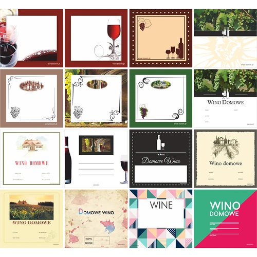 Sada: korky + etikety + kapsle - 8ks - 2