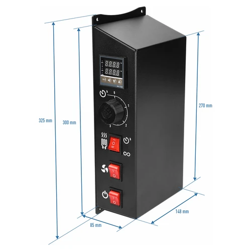 Sada modulů s digitálním termostatem - dragON 2,7 kW, pro zahradní udírny - 10