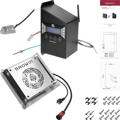 Sada modulů s Wi-Fi řídicí jednotkou – dragON IQ 2,7 kW, pro zahradní udírny - 2
