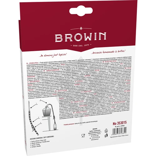 Sada na stáčení vína s držákem a svorkou - 6