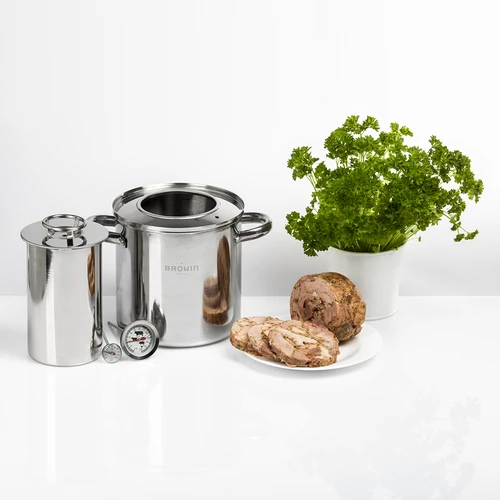 Sada s vodním pláštěm - šunkovar 1,5 kg + hrnec - 19