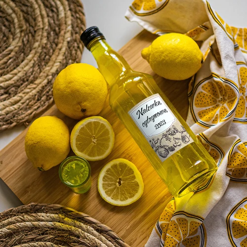 Samolepicí etikety 60 x 90 mm na lahve, sklenice ovoce skica - 20 ks. - 5