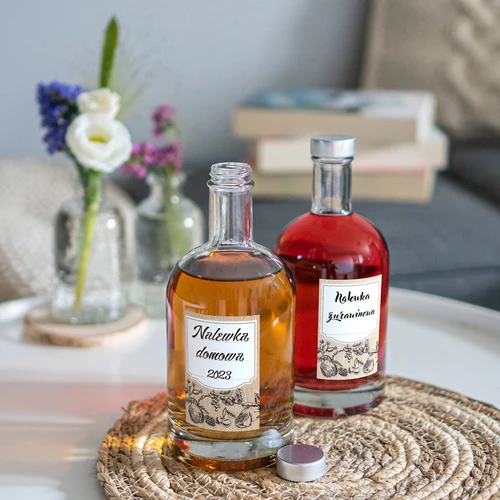 Samolepicí etikety 60 x 90 mm na lahve, sklenice ovoce skica - 20 ks. - 7